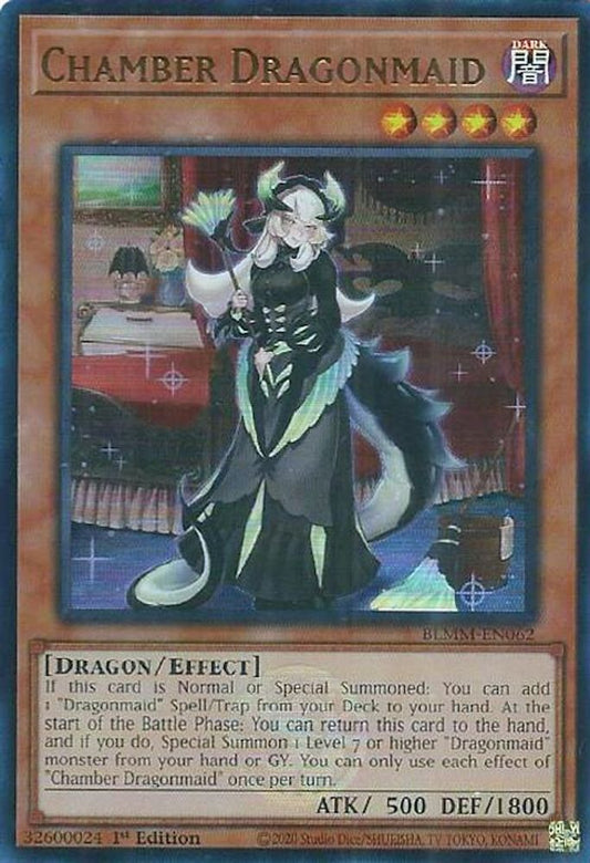 BLMM-EN062 * Chamber Dragonmaid * Ultra Rare * Battles of Legend: Monster Mayhem