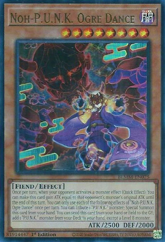 BLMM-EN075 * Noh-P.U.N.K. Ogre Dance * Ultra Rare * Battles of Legend: Monster Mayhem