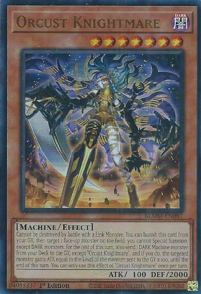 BLMM-EN087 * Orcust Knightmare * Ultra Rare * Battles of Legend: Monster Mayhem