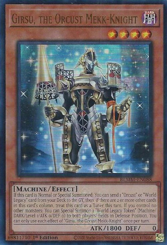 BLMM-EN088 * Girsu, the Orcust Mekk-Knight * Ultra Rare * Battles of Legend: Monster Mayhem