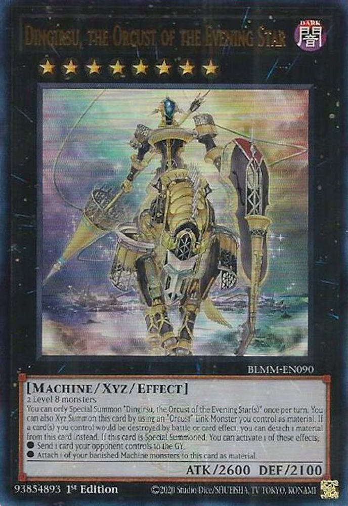 BLMM-EN090 * Dingirsu, the Orcust of the Evening Star * Ultra Rare * Battles of Legend: Monster Mayhem