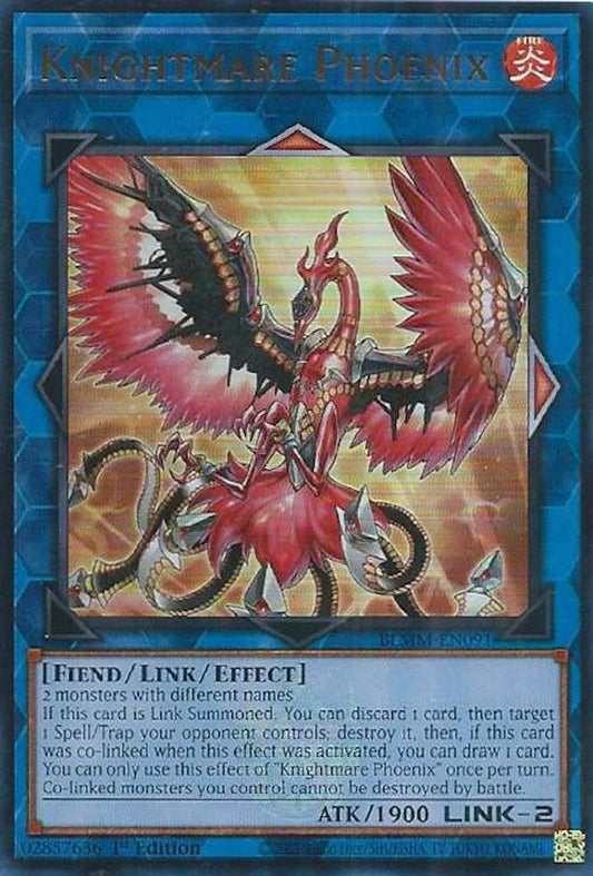 BLMM-EN091 * Knightmare Phoenix * Ultra Rare * Battles of Legend: Monster Mayhem