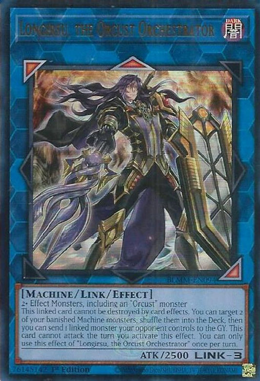 BLMM-EN094 * Longirsu, the Orcust Orchestrator * Ultra Rare * Battles of Legend: Monster Mayhem
