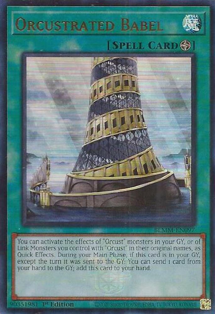 BLMM-EN097 * Orcustrated Babel * Ultra Rare * Battles of Legend: Monster Mayhem