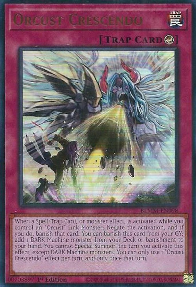 BLMM-EN098 * Orcust Crescendo * Ultra Rare * Battles of Legend: Monster Mayhem