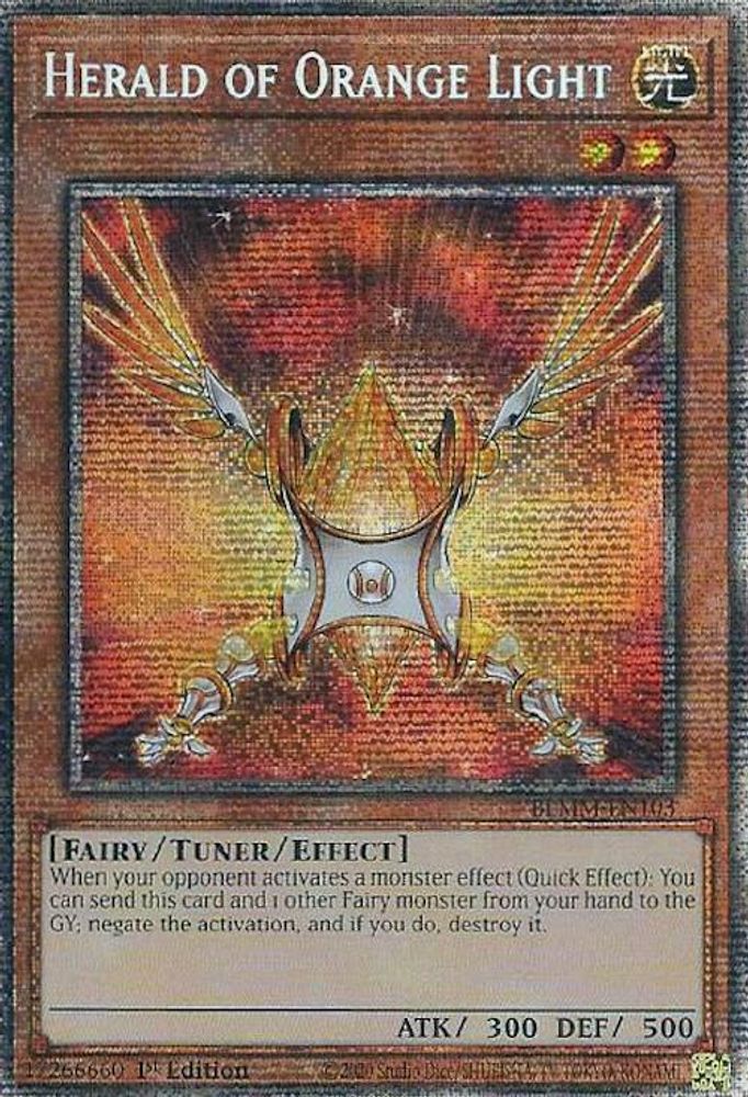 BLMM-EN103 * Herald of Orange Light * Starlight Rare * Battles of Legend: Monster Mayhem