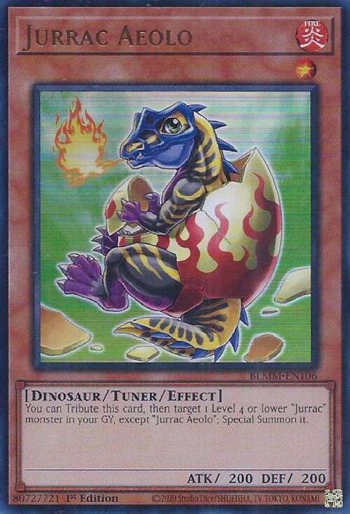 BLMM-EN106 * Jurrac Aeolo * Ultra Rare * Battles of Legend: Monster Mayhem