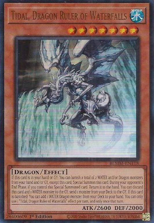 BLMM-EN118 * Tidal, Dragon Ruler of Waterfalls * Ultra Rare * Battles of Legend: Monster Mayhem