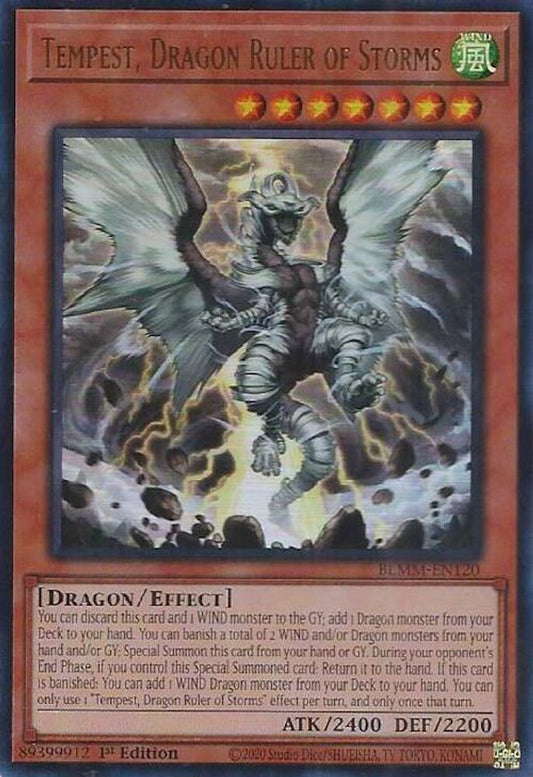 BLMM-EN120 * Tempest, Dragon Ruler of Storms * Ultra Rare * Battles of Legend: Monster Mayhem