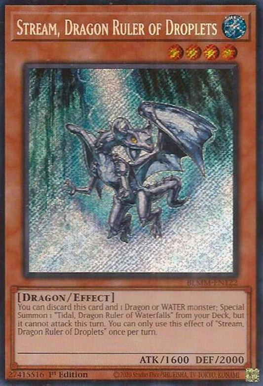 BLMM-EN122 * Stream, Dragon Ruler of Droplets * Secret Rare * Battles of Legend: Monster Mayhem