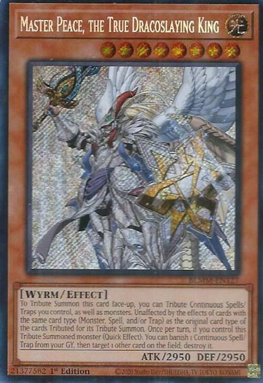 BLMM-EN127 * Master Peace, the True Dracoslaying King * Secret Rare * Battles of Legend: Monster Mayhem