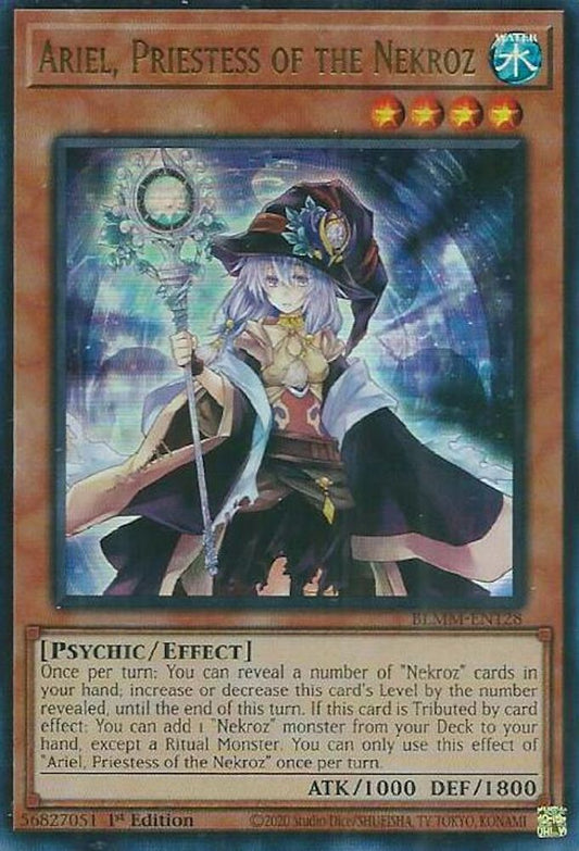 BLMM-EN128 * Ariel, Priestess of the Nekroz * Ultra Rare * Battles of Legend: Monster Mayhem