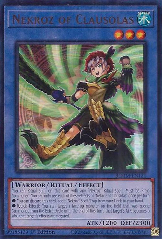 BLMM-EN131 * Nekroz of Clausolas * Ultra Rare * Battles of Legend: Monster Mayhem