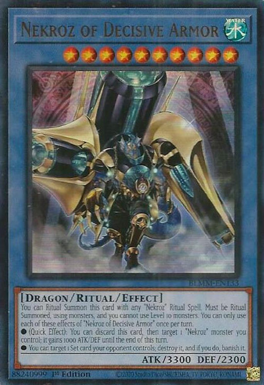 BLMM-EN133 * Nekroz of Decisive Armor * Ultra Rare * Battles of Legend: Monster Mayhem