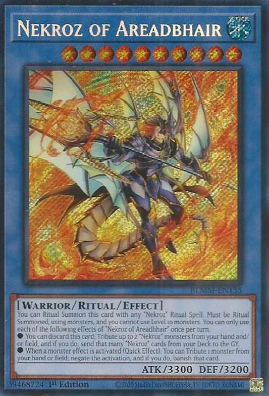 BLMM-EN135 * Nekroz of Areadbhair * Secret Rare * Battles of Legend: Monster Mayhem