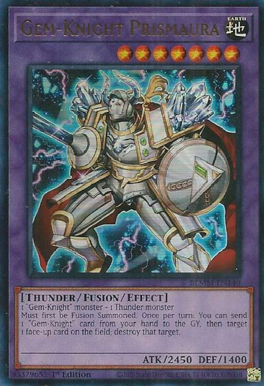 BLMM-EN140 * Gem-Knight Prismaura * Ultra Rare * Battles of Legend: Monster Mayhem