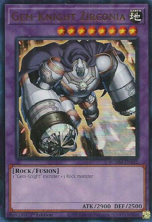 BLMM-EN142 * Gem-Knight Zirconia * Ultra Rare * Battles of Legend: Monster Mayhem