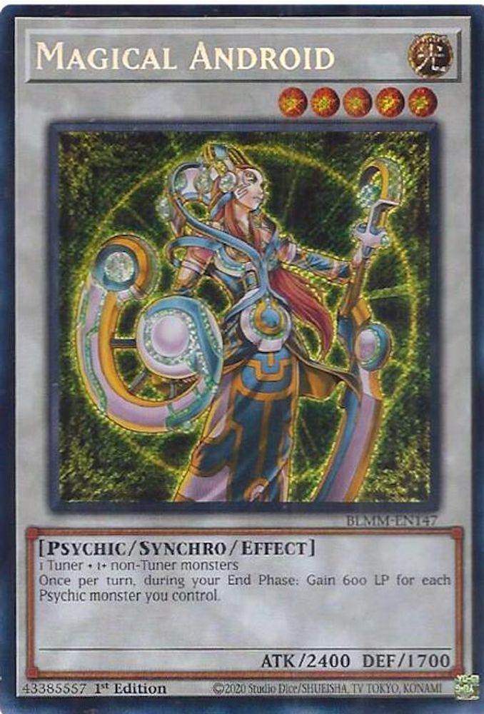 BLMM-EN147 * Magical Android * Secret Rare * Battles of Legend: Monster Mayhem