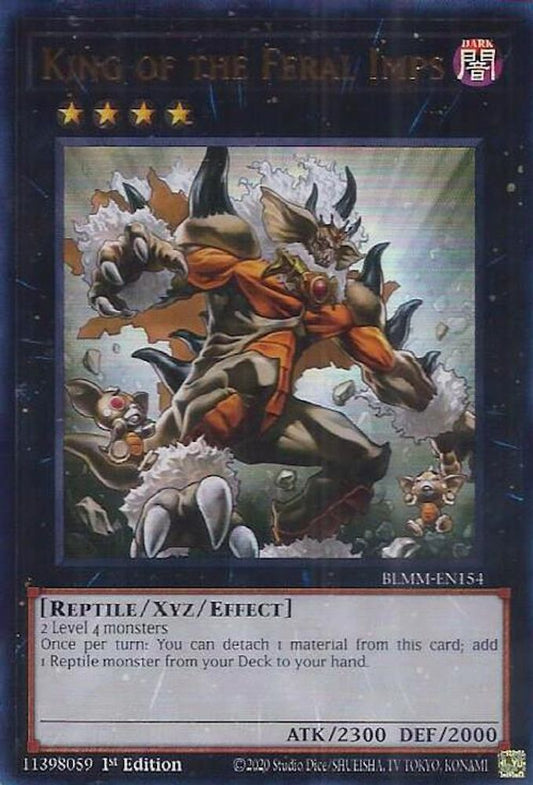 BLMM-EN154 * King of the Feral Imps * Ultra Rare * Battles of Legend: Monster Mayhem