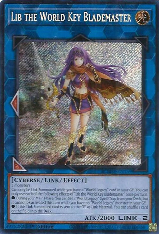 BLMM-EN159 * Lib the World Key Blademaster * Secret Rare * Battles of Legend: Monster Mayhem