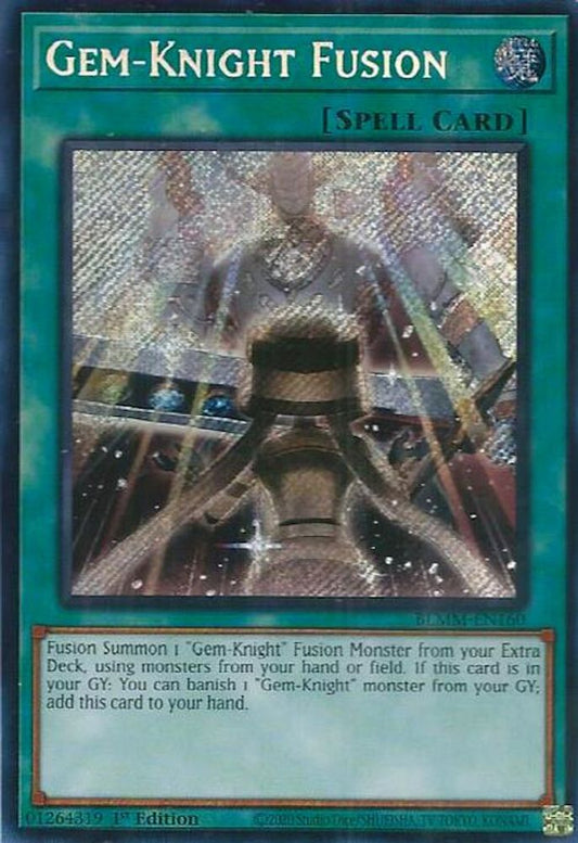 BLMM-EN160 * Gem-Knight Fusion * Secret Rare * Battles of Legend: Monster Mayhem