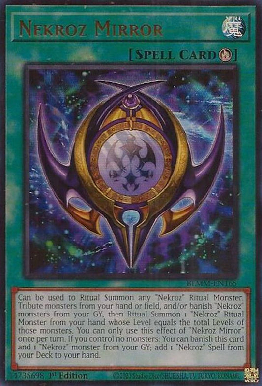 BLMM-EN165 * Nekroz Mirror * Ultra Rare * Battles of Legend: Monster Mayhem