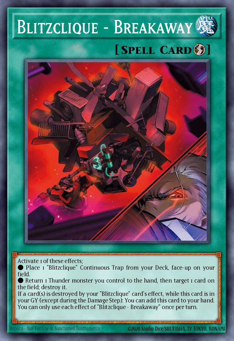 CORI-EN051 * Blitzclique - Breakaway * Super Rare * Chaos Origins