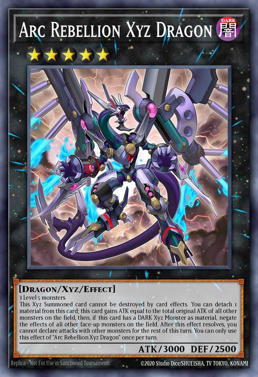 LAVD-ENO32 * Arc Rebellion Xyz Dragon * Common * Legendary Arc-V Decks
