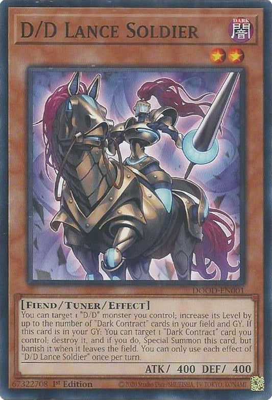 DOOD-EN001 * D/D Lance Soldier * Common * Doom of Dimensions