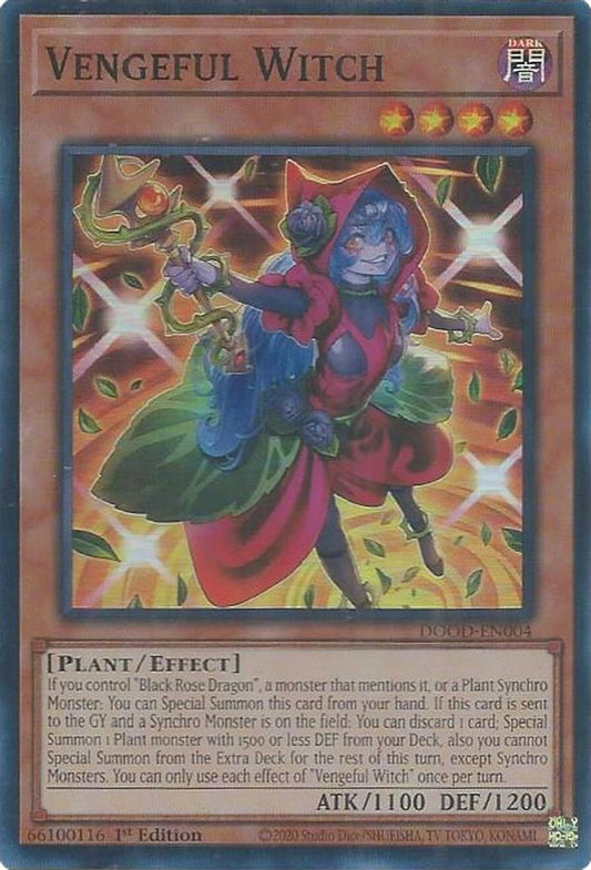 DOOD-EN004 * Vengeful Witch * Super Rare * Doom of Dimensions