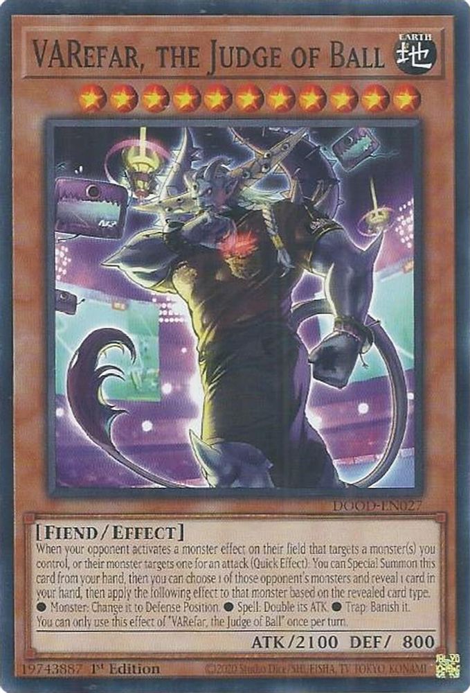 DOOD-EN027 * VARefar, the Judge of Ball * Common * Doom of Dimensions