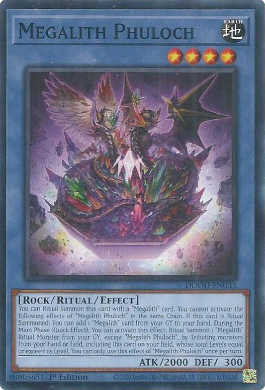 DOOD-EN033 * Megalith Phuloch * Common * Doom of Dimensions
