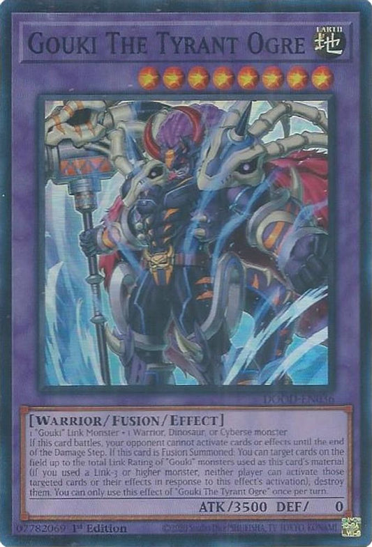 DOOD-EN036 * Gouki The Tyrant Ogre * Super Rare * Doom of Dimensions