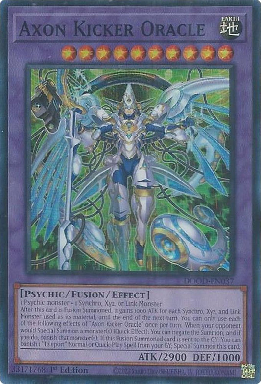 DOOD-EN037 * Axon Kicker Oracle * Super Rare * Doom of Dimensions