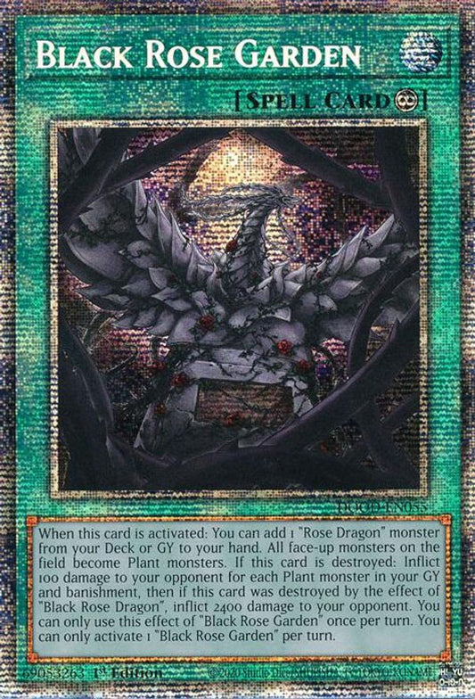 DOOD-EN055 * Black Rose Garden * Starlight Rare * Doom of Dimensions