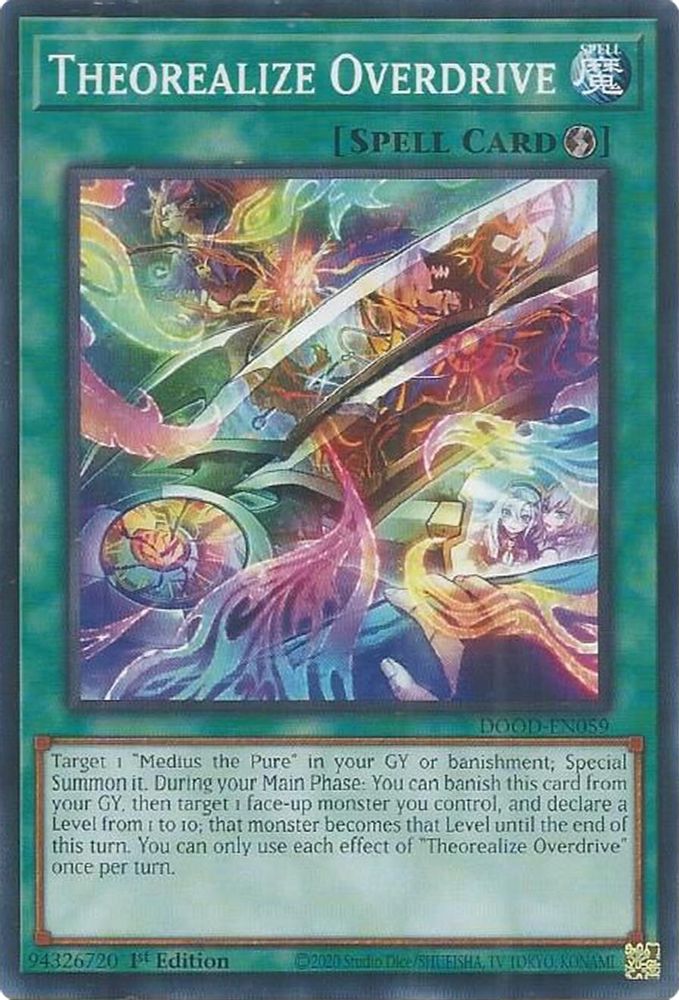 DOOD-EN059 * Theorealize Overdrive * Common * Doom of Dimensions