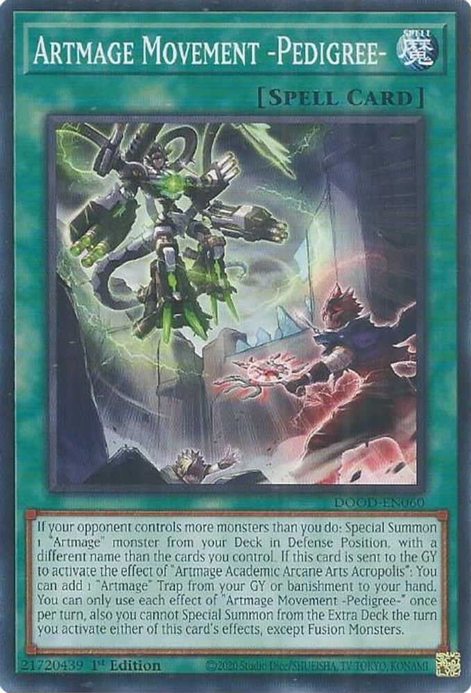 DOOD-EN060 * Artmage Movement - Pedigree- * Common * Doom of Dimensions