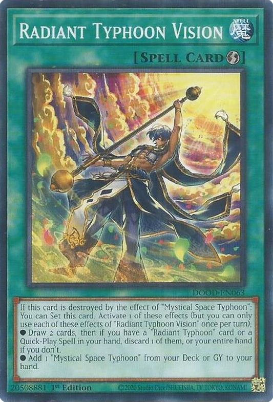 DOOD-EN063 * Radiant Typhoon Vision * Common * Doom of Dimensions