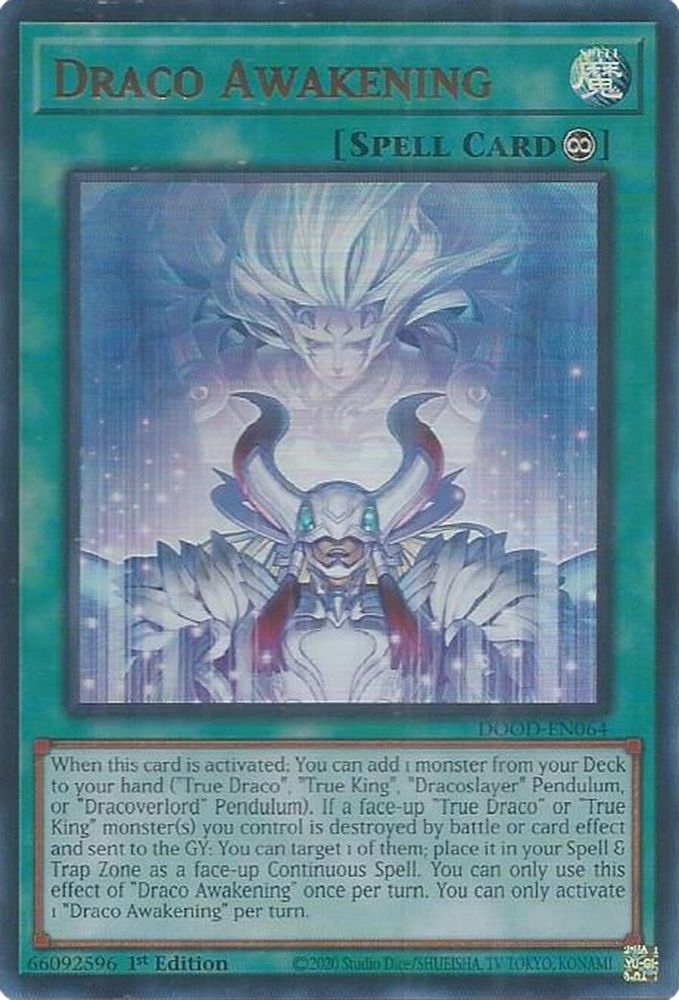 DOOD-EN064 * Draco Awakening * Ultra Rare * Doom of Dimensions