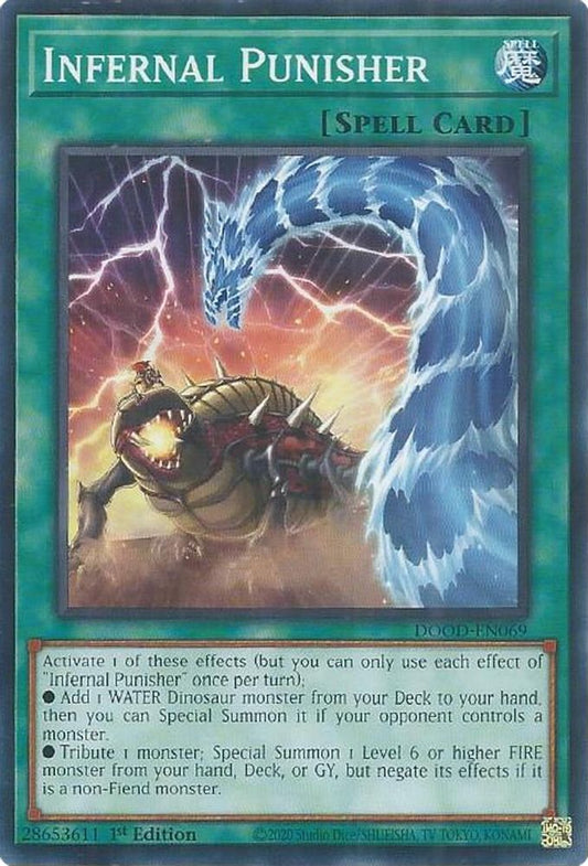 DOOD-EN069 * Infernal Punisher * Common * Doom of Dimensions