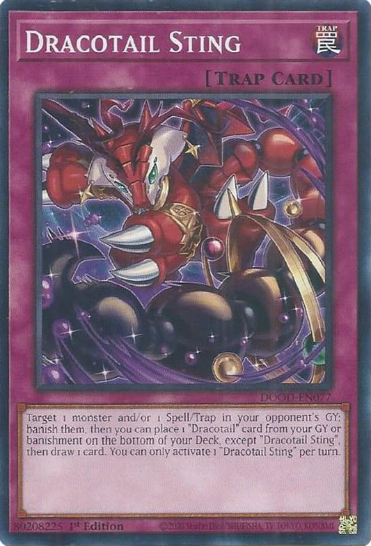 DOOD-EN077 * Dracotail Sting * Common * Doom of Dimensions