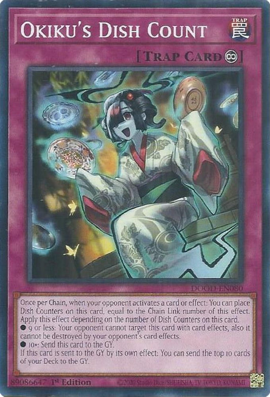DOOD-EN080 * Okiku's Dish Count * Common * Doom of Dimensions