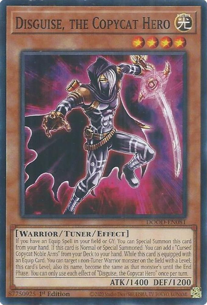 DOOD-EN081 * Disguise, the Copycat Hero * Common * Doom of Dimensions