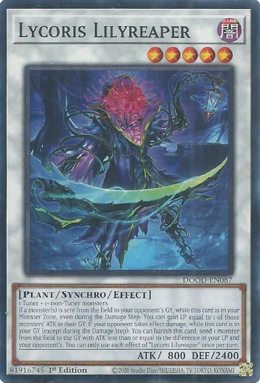 DOOD-EN087 * Lycoris Lilyreaper * Common * Doom of Dimensions