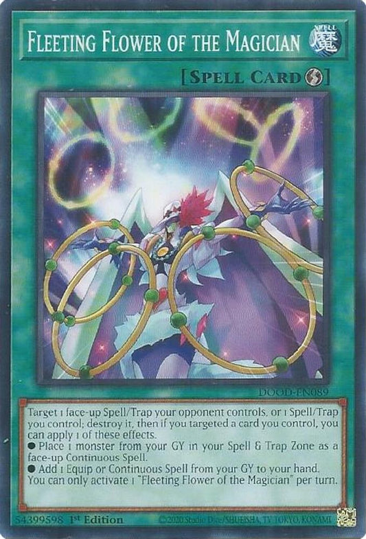 DOOD-EN089 * Fleeting Flower of the Magician * Common * Doom of Dimensions