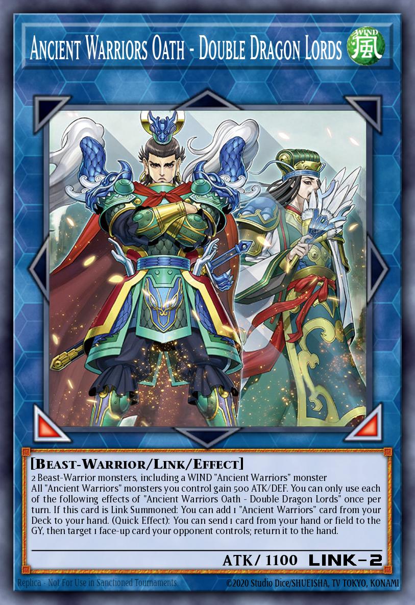 MAMO-EN088 * Ancient Warriors Oath - Double Dragon Lords * Ultra Rare * Magnificent Monsters