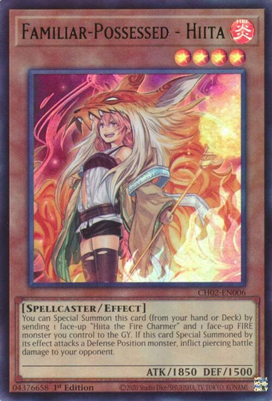 CH02-EN006 - Familiar-Possessed - Hiita - Ultra Rare - THE CHRONICLES DECK: Spirit Charmers (All-Foil Edition)