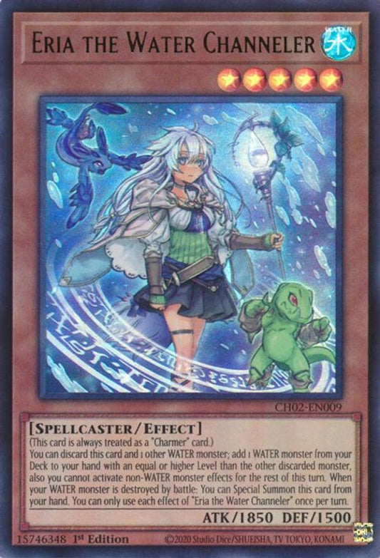 CH02-EN009 - Eria the Water Channeler - Ultra Rare - THE CHRONICLES DECK: Spirit Charmers (All-Foil Edition)
