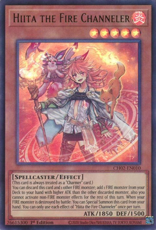 CH02-EN010 - Hiita the Fire Channeler - Ultra Rare - THE CHRONICLES DECK: Spirit Charmers (All-Foil Edition)