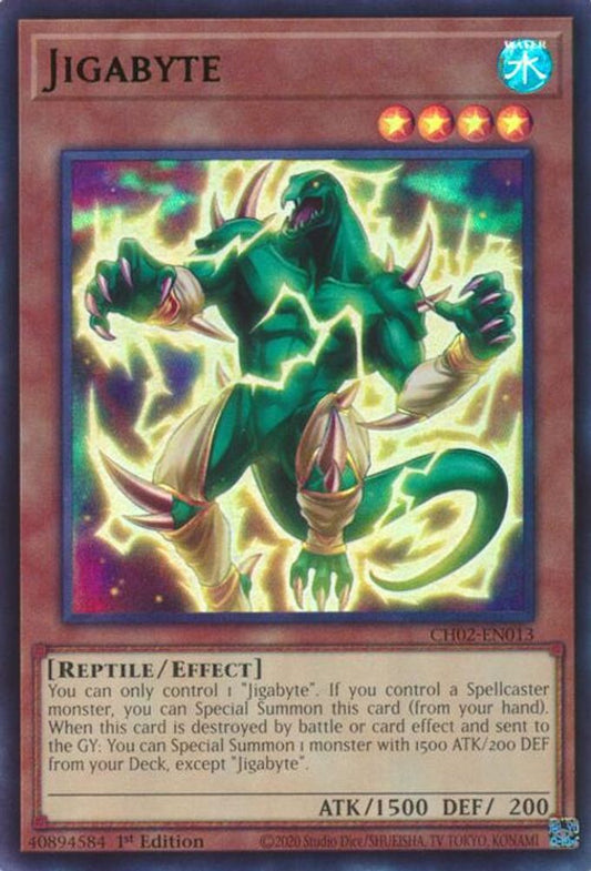 CH02-EN013 - Jigabyte - Ultra Rare - THE CHRONICLES DECK: Spirit Charmers (All-Foil Edition)